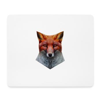 Fox's Head - Mouse Pad (horizontal) - white - Front