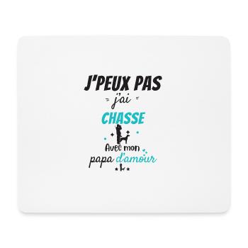 Familienjagd - Mousepad (Querformat) - Weiß - Vorne