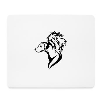 Black Ridgeback - Mousepad (Querformat) - Weiß - Vorne