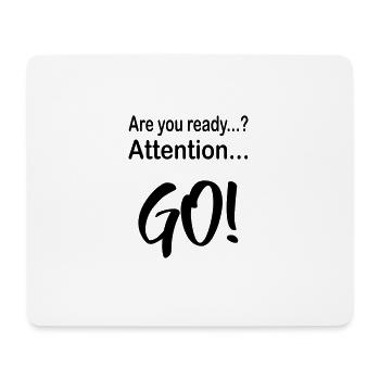 Dragon Boat Are you ready? Start 1c - Mouse Pad (horizontal) - white - Front