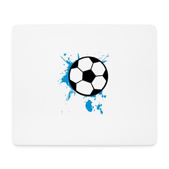 Football Splash 3c - Tapis de souris (format paysage) - blanc - Devant