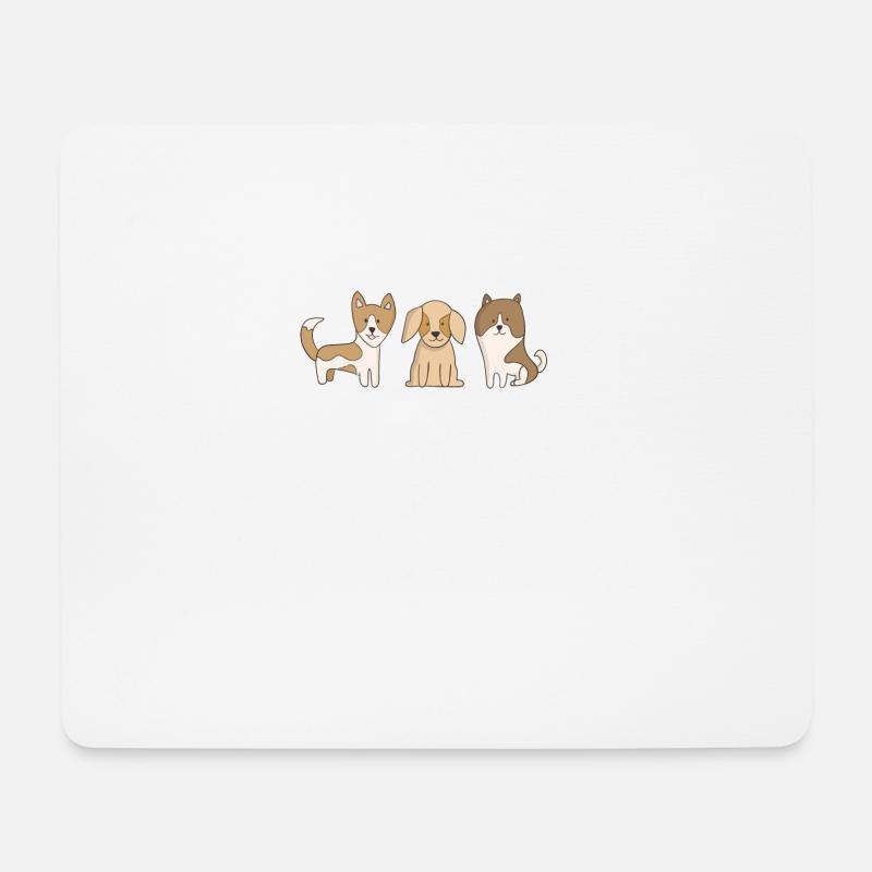 Normal Hund Rasse Herrchen Frauchen Liebe Geschenk - Mousepad (Querformat) - Weiß