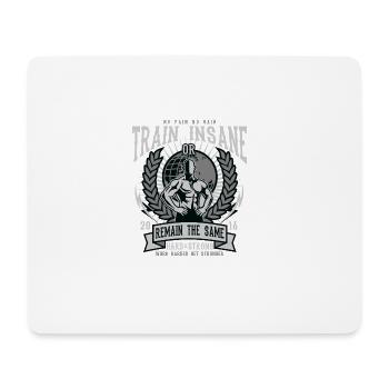 Gym - Mousepad (Querformat) - Weiß - Vorne