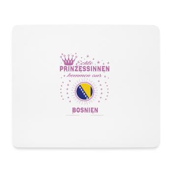 Prinzessinnen kommen aus BOSNIEN - Mousepad (Querformat) - Weiß - Vorne