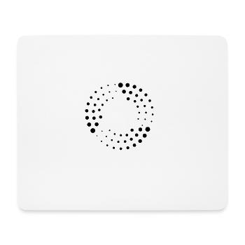 abstract dots - Mouse Pad (horizontal) - white - Front