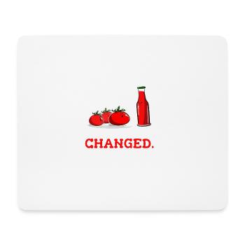 Tomate Ketchup Lustiges Tomayra Grafikdesign - Mousepad (Querformat) - Weiß - Vorne