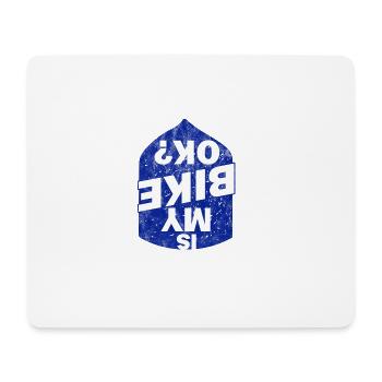 Ist mein Fahrrad in Ordnung? - Mousepad (Querformat) - Weiß - Vorne