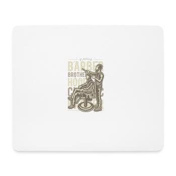 Barber Brother Hood - Mousepad (Querformat) - Weiß - Vorne