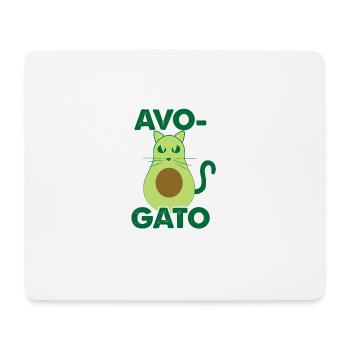Avogato Vegan Cat - Mousepad (Querformat) - Weiß - Vorne