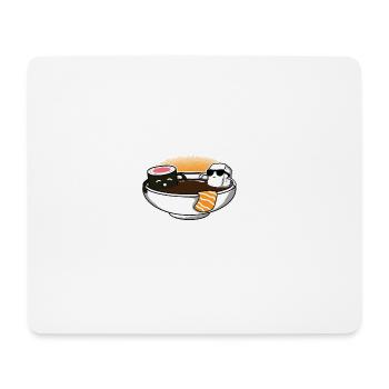 Baignoire Cadeau Sushi - Tapis de souris (format paysage) - blanc - Devant