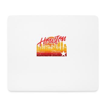 Houston Baseball Throwback Astro Stripe - Tapis de souris (format paysage) - blanc - Devant