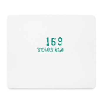 Racine carrée de 169 T-shirt 13ème anniversaire - Tapis de souris (format paysage) - blanc - Devant