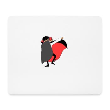 Dabbing Vampire - Mousepad (Querformat) - Weiß - Vorne