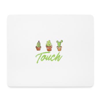 Funny Cactus Shirt Distressed - Mouse Pad (horizontal) - white - Front