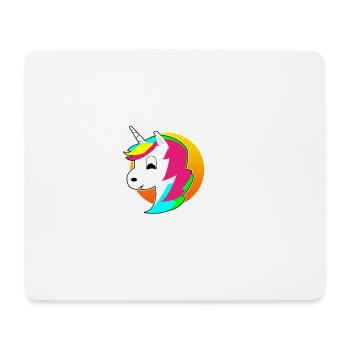 Weihnachten Einhorn neu new Geschenk Regenbogen - Mousepad (Querformat) - Weiß - Vorne