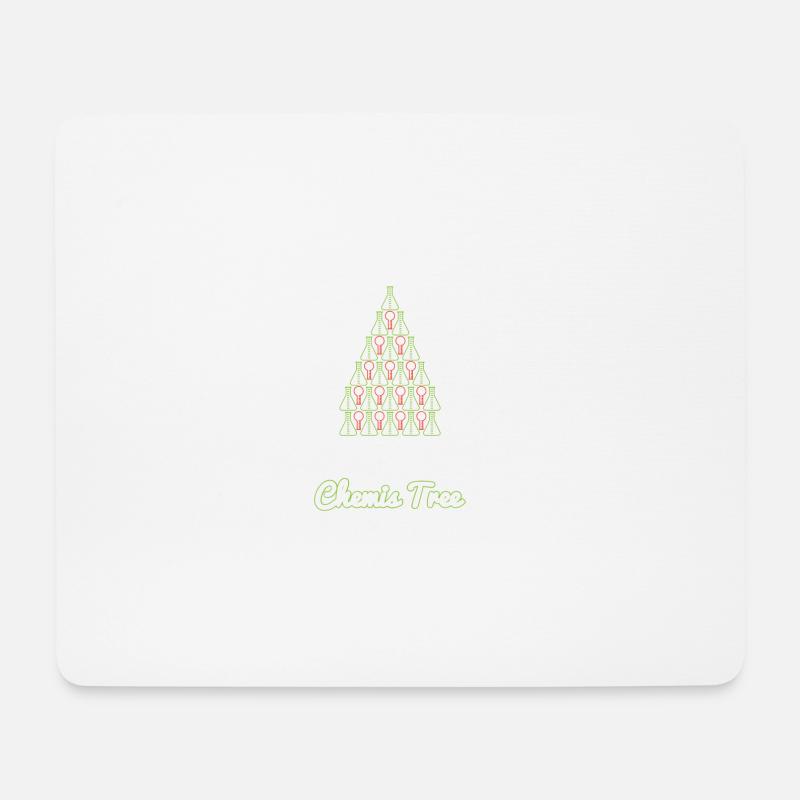 Chemis Tree Chemie Weihnachtsbaum Geschenk - Mousepad (Querformat) - Weiß