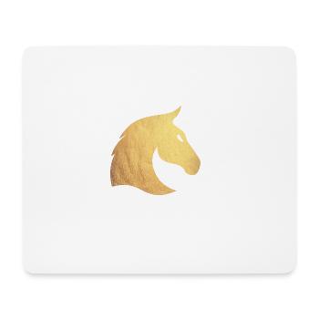 Golden Horse - Mouse Pad (horizontal) - white - Front