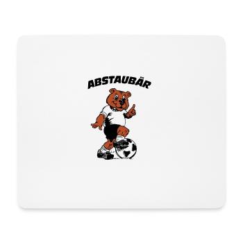 Abstaubär weiss schwarz - Mousepad (Querformat) - Weiß - Vorne
