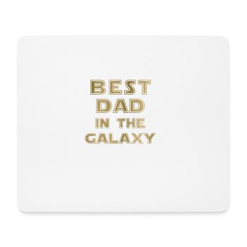 Le meilleur papa dans la galaxie - Tapis de souris (format paysage) - blanc - Devant
