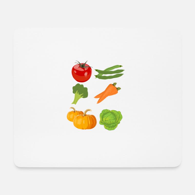 tomaten tomato tomatoes veggie gemuese vegetables7 - Mousepad (Querformat) - Weiß