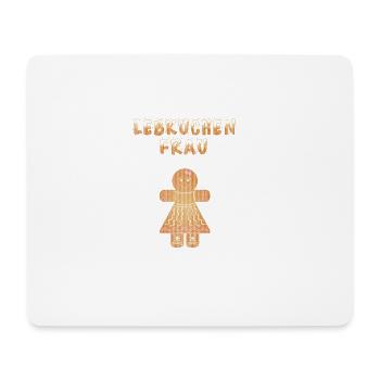 Ugly Christmas Weihnachten Partner Shirt Lebkuchen - Mousepad (Querformat) - Weiß - Vorne
