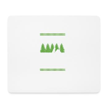 Pferde Ugly Christmas Jumper Gift - Mousepad (Querformat) - Weiß - Vorne