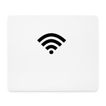 Wi-Fi WIFi Internet Nerd Geek Design Gift - Mouse Pad (horizontal) - white - Front