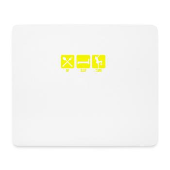 Sport climb climber klettern Christmas Weihnachten - Mousepad (Querformat) - Weiß - Vorne
