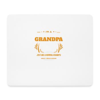 Idée de cadeau de chemise de grand-papa de kayaking - Tapis de souris (format paysage) - blanc - Devant