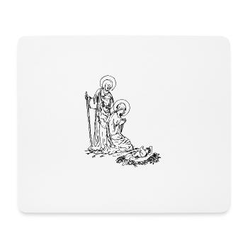 Christ - Mousepad (Querformat) - Weiß - Vorne