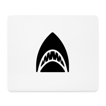 shark - Mouse Pad (horizontal) - white - Front