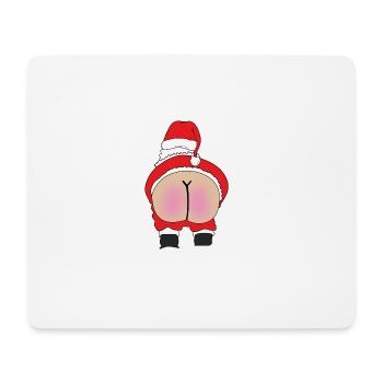 Santas Butt - Mousepad (Querformat) - Weiß - Vorne