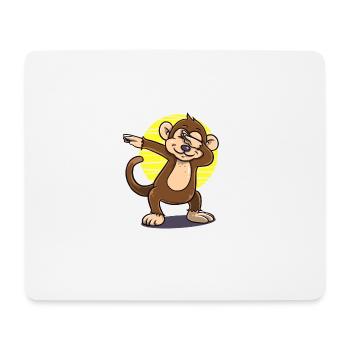 Dabbing dab Affe lustig Geschenk Gruselig Geburt - Mousepad (Querformat) - Weiß - Vorne