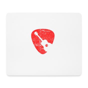 Acoustic Guitar Pick - Tapis de souris (format paysage) - blanc - Devant