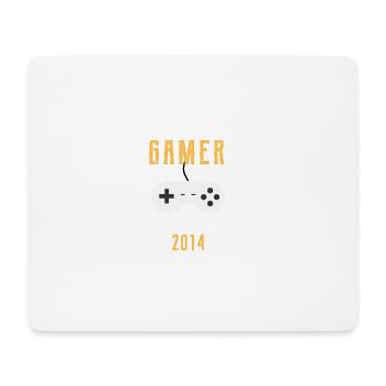 Die besten Gamer spawnen im Jahr 2014! - Mousepad (Querformat) - Weiß - Vorne