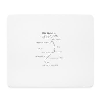 Neuseeland "Te Araroa Trail" The long pathway - Mousepad (Querformat) - Weiß - Vorne