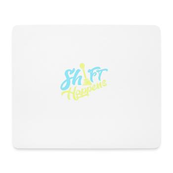 Shift Happens - Car Shirt - Mousepad (Querformat) - Weiß - Vorne