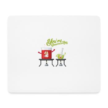 Vous exagérez / Chimie - Laboratoire - Bio - Chemise - Tapis de souris (format paysage) - blanc - Devant