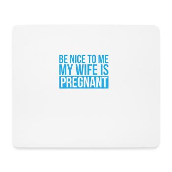 Pregnancy Papa Wife Mama Child Baby Gift - Mouse Pad (horizontal) - white - Front