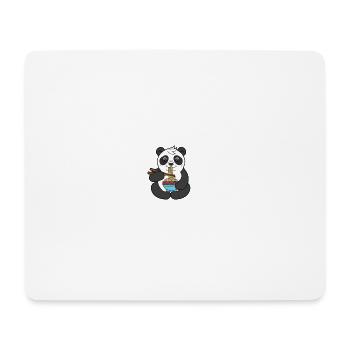 Pho-echte Panda-Suppe-vietnamesisches Nahrungsmittelgeschenk - Mousepad (Querformat) - Weiß - Vorne