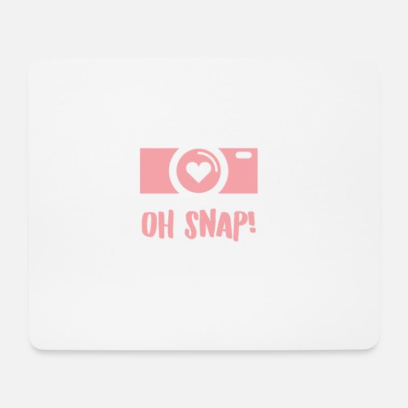 Fotograf - Kamera - Geschenk - Fotografieren - Mousepad (Querformat) - Weiß