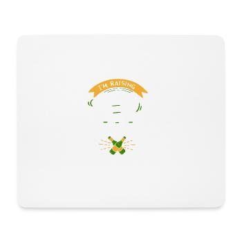 CRAFT BIÈRE: J'amasser des fonds pour la recherche de l'alcool - Tapis de souris (format paysage) - blanc - Devant