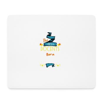 Best Docents are Born in January Gift Idea - Mouse Pad (horizontal) - white - Front