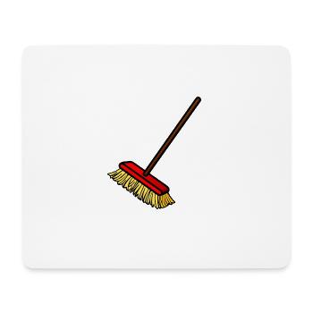 Nettoyage Nettoyage Nettoyage dame balai wischmop14 - Tapis de souris (format paysage) - blanc - Devant