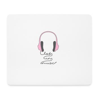 Lost in Music - Music - Gift - Singer - Sound - Mouse Pad (horizontal) - white - Front