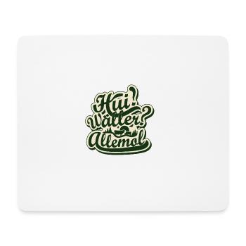 Oh du schöner Westerwald Wäller - Mousepad (Querformat) - Weiß - Vorne