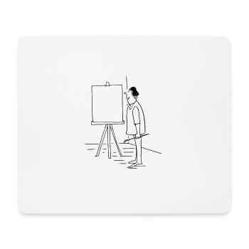 Malen Zeichnen Bild Idee Geschenk Hobby Kunst - Mouse Pad (horizontal) - white - Front