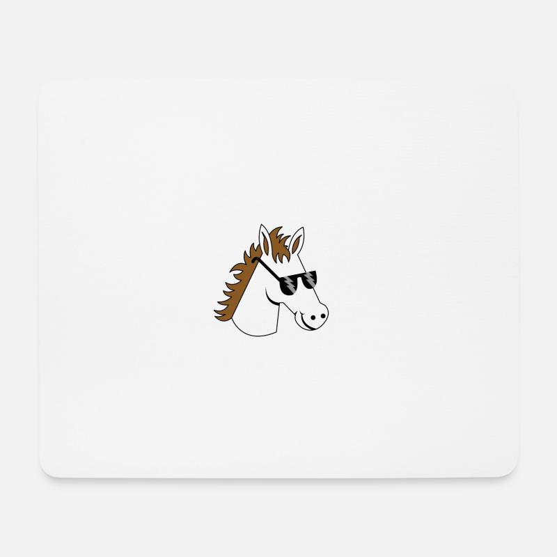 Pferdewirt - Pferd - Arbeit - Reiterhof - Stall - Mousepad (Querformat) - Weiß