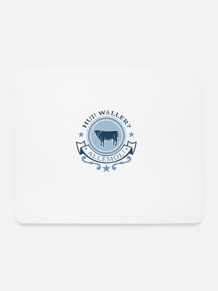 Heimat bedeutet Westerwald GESCHENK - Mousepad (Querformat) - Weiß
