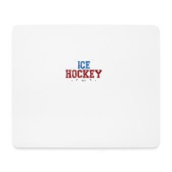 Eishockey Talent läd Bitte Warten Geschenk - Mousepad (Querformat) - Weiß - Vorne